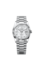 Rolex Platinum Day-Date - 36mm - White mother-of-pearl Diamond Dial - President