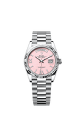 Rolex Platinum Day-Date - 36mm - Pink opal Diamond Dial - President