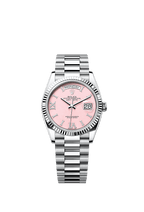 Rolex Platinum Day-Date - 36mm - Pink opal Diamond Dial - President