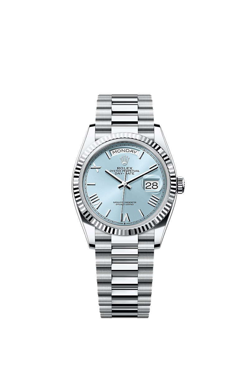 Rolex Platinum Day-Date - 36mm - Ice blue - President
