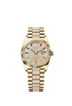 Rolex Yellow Gold Day-Date - 36mm - Diamond-paved - President