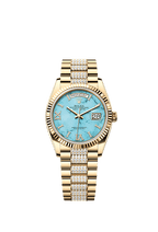 Rolex Yellow Gold Day-Date - 36mm - Turquoise Diamond Dial - President