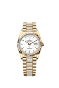 Rolex Yellow Gold Day-Date - 36mm - White - President