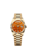 Rolex Yellow Gold Day-Date - 36mm - Carnelian Diamond Dial - President
