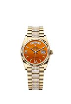 Rolex Yellow Gold Day-Date - 36mm - Carnelian Diamond Dial - President