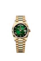 Rolex Yellow Gold Day-Date - 36mm - Green ombré - President