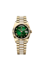 Rolex Yellow Gold Day-Date - 36mm - Green ombré - President
