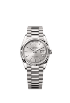 Rolex White Gold Day-Date - 36mm - Silver - President