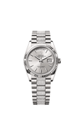 Rolex White Gold Day-Date - 36mm - Silver - President