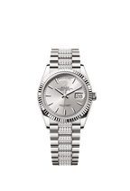 Rolex White Gold Day-Date - 36mm - Silver - President