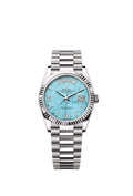 Rolex White Gold Day-Date - 36mm - Turquoise Diamond Dial - President