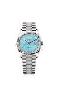 Rolex White Gold Day-Date - 36mm - Turquoise Diamond Dial - President