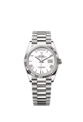 Rolex White Gold Day-Date - 36mm - White - President
