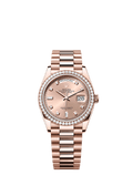 Rolex Rose Gold Day-Date - 36mm - Rosé-colour Diamond Dial - President