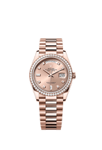 Rolex Rose Gold Day-Date - 36mm - Rosé-colour Diamond Dial - President