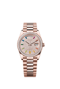 Rolex Rose Gold Day-Date - 36mm - Diamond-paved - President