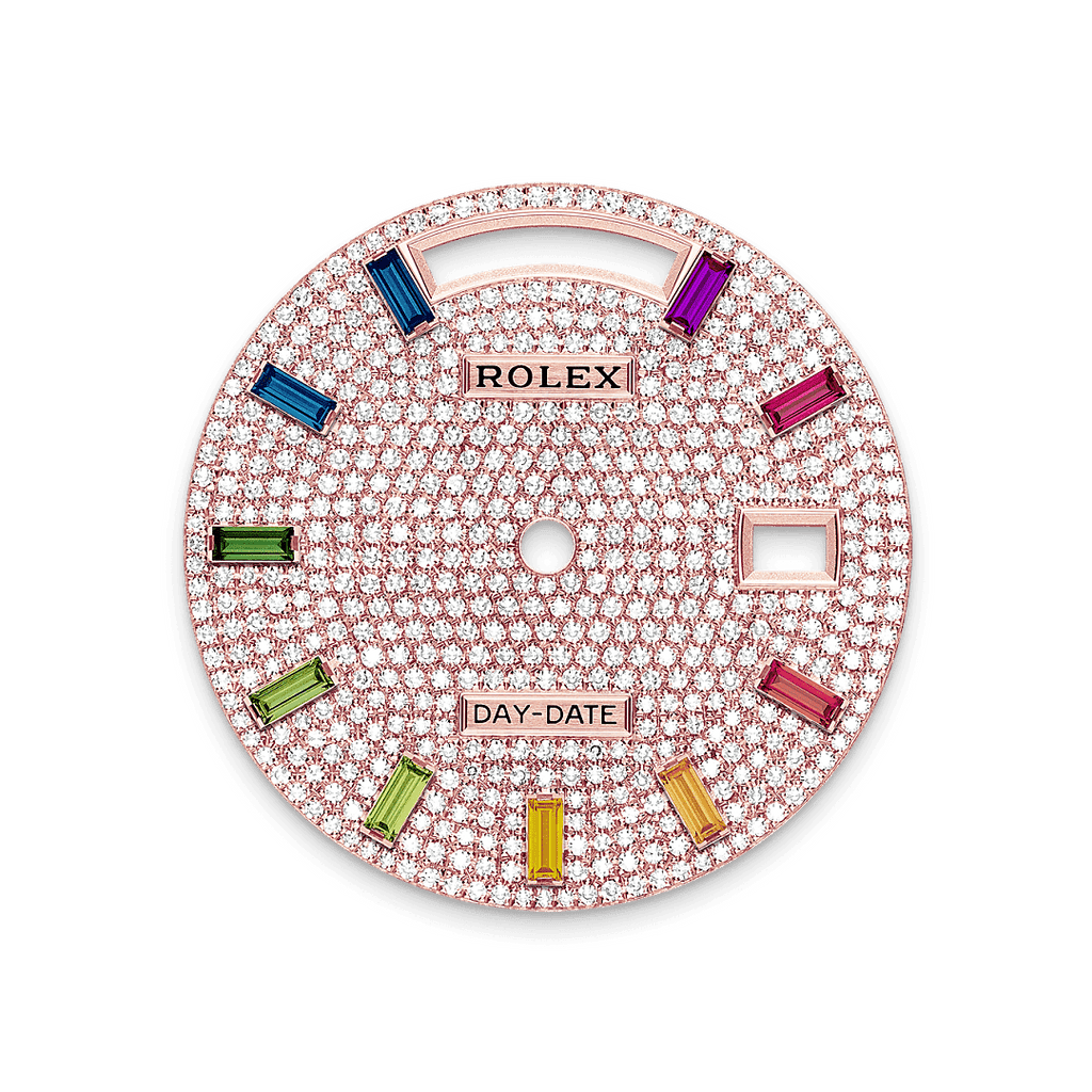 Rolex Rose Gold Day-Date - 36mm - Diamond-paved - President