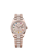 Rolex Rose Gold Day-Date - 36mm - Diamond-paved - President