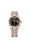 Rolex Rose Gold Day-Date - 36mm - Eisenkiesel Diamond Dial - President