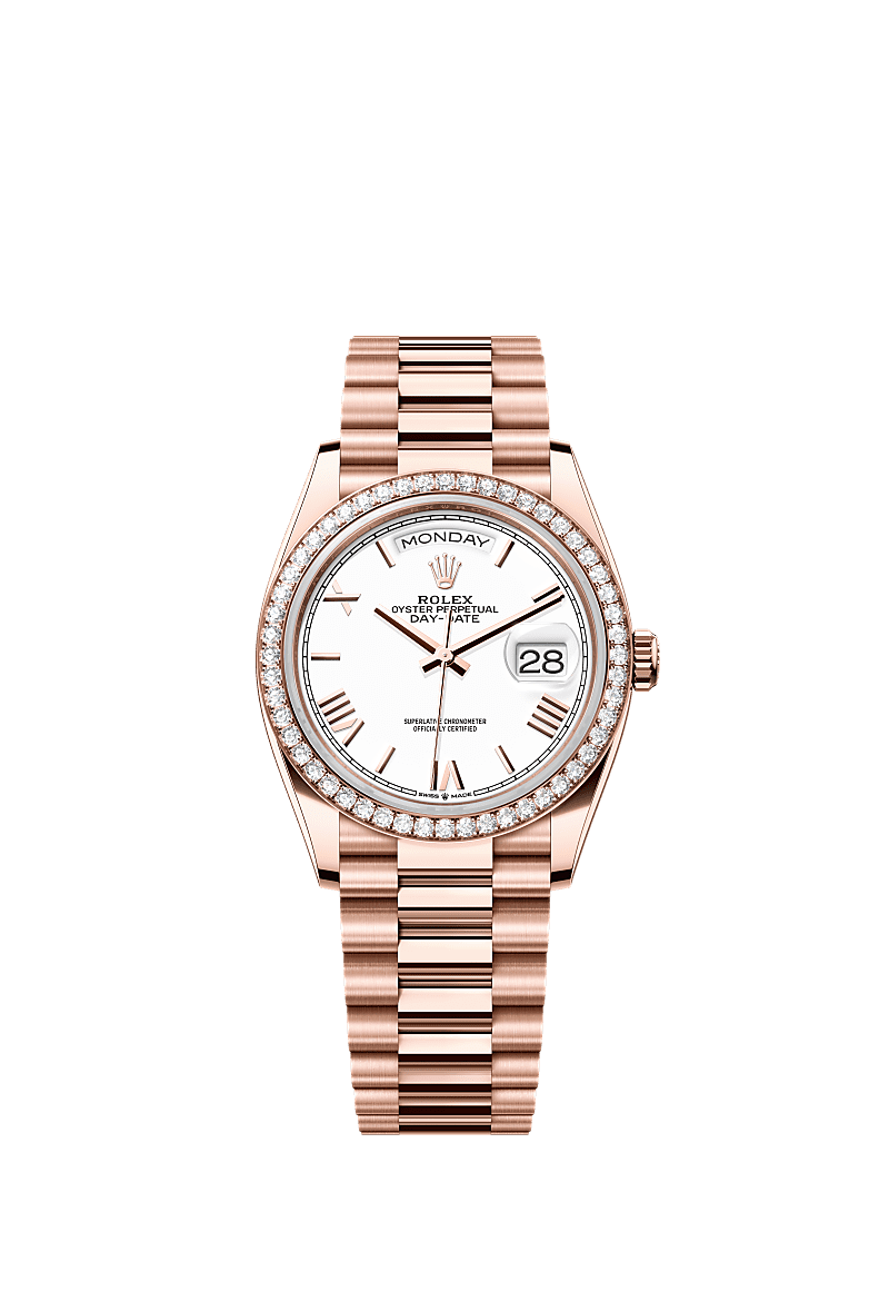 Rolex Rose Gold Day-Date - 36mm - White - President