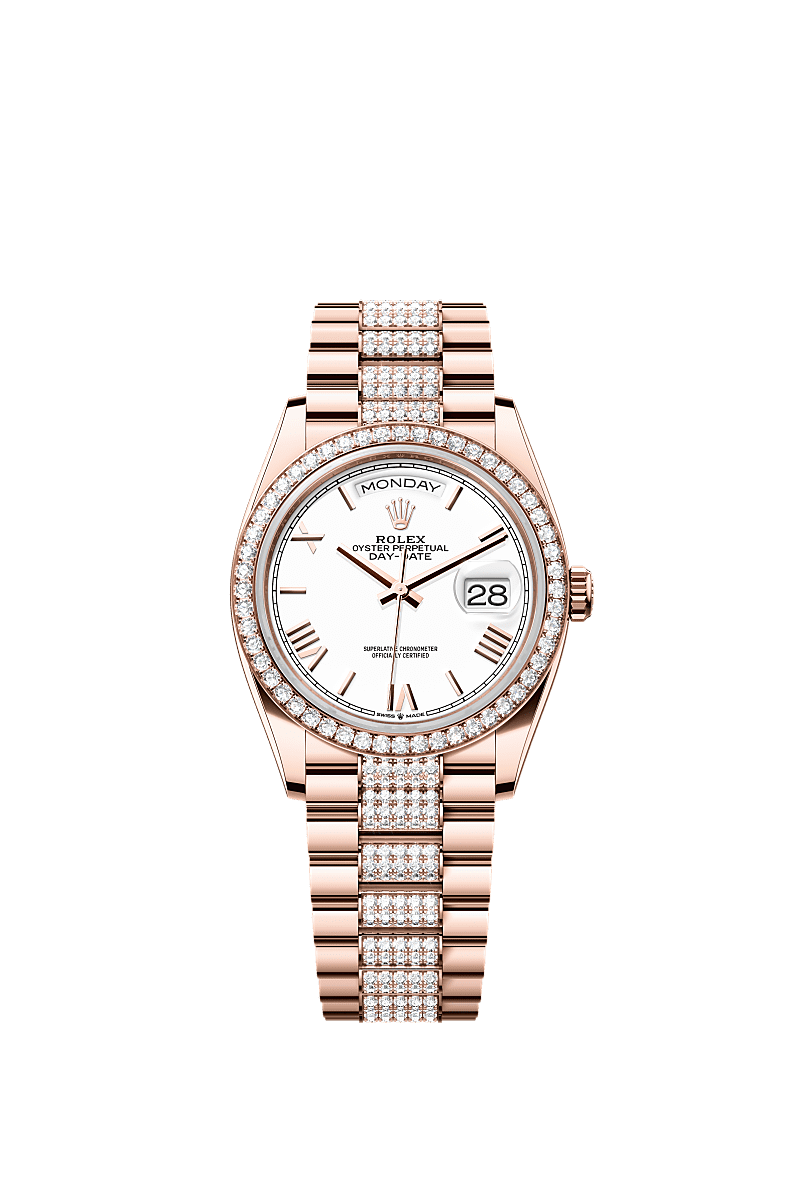 Rolex Rose Gold Day-Date - 36mm - White - President