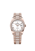 Rolex Rose Gold Day-Date - 36mm - White - President