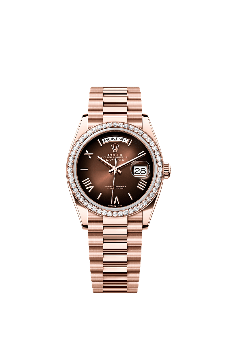 Rolex Rose Gold Day-Date - 36mm - Brown ombré - President