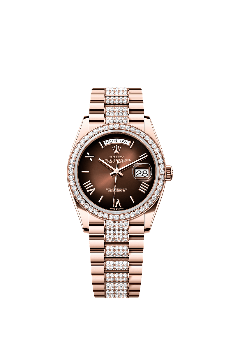 Rolex Rose Gold Day-Date - 36mm - Brown ombré - President