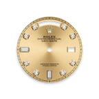 Rolex Yellow Gold Day-Date - 36mm - Champagne-colour Diamond Dial - President