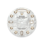Rolex Yellow Gold Day-Date - 36mm - White mother-of-pearl Diamond Dial - President