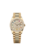Rolex Yellow Gold Day-Date - 36mm - Diamond-paved - President