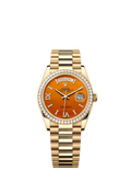 Rolex Yellow Gold Day-Date - 36mm - Carnelian Diamond Dial - President