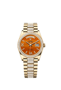 Rolex Yellow Gold Day-Date - 36mm - Carnelian Diamond Dial - President