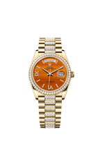 Rolex Yellow Gold Day-Date - 36mm - Carnelian Diamond Dial - President