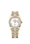 Rolex Yellow Gold Day-Date - 36mm - White - President