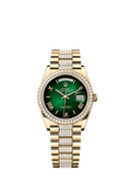 Rolex Yellow Gold Day-Date - 36mm - Green ombré - President