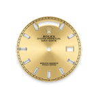 Rolex Yellow Gold Day-Date - 36mm - Champagne-colour Diamond Dial - President