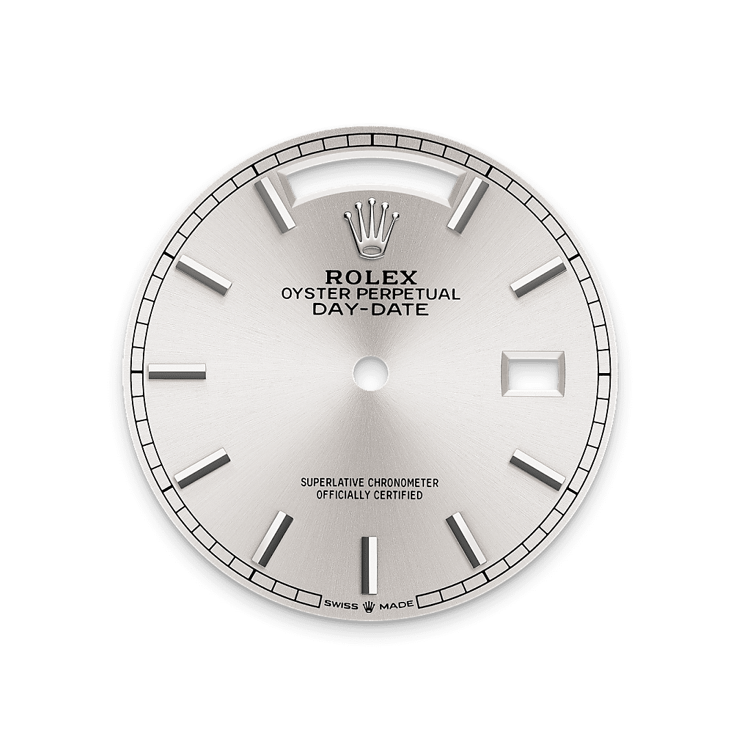 Rolex White Gold Day-Date - 36mm - Silver - President