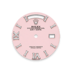 Rolex White Gold Day-Date - 36mm - Pink opal Diamond Dial - President