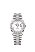 Rolex White Gold Day-Date - 36mm - White - President