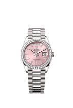 Rolex White Gold Day-Date - 36mm - Pink Diamond Dial - President