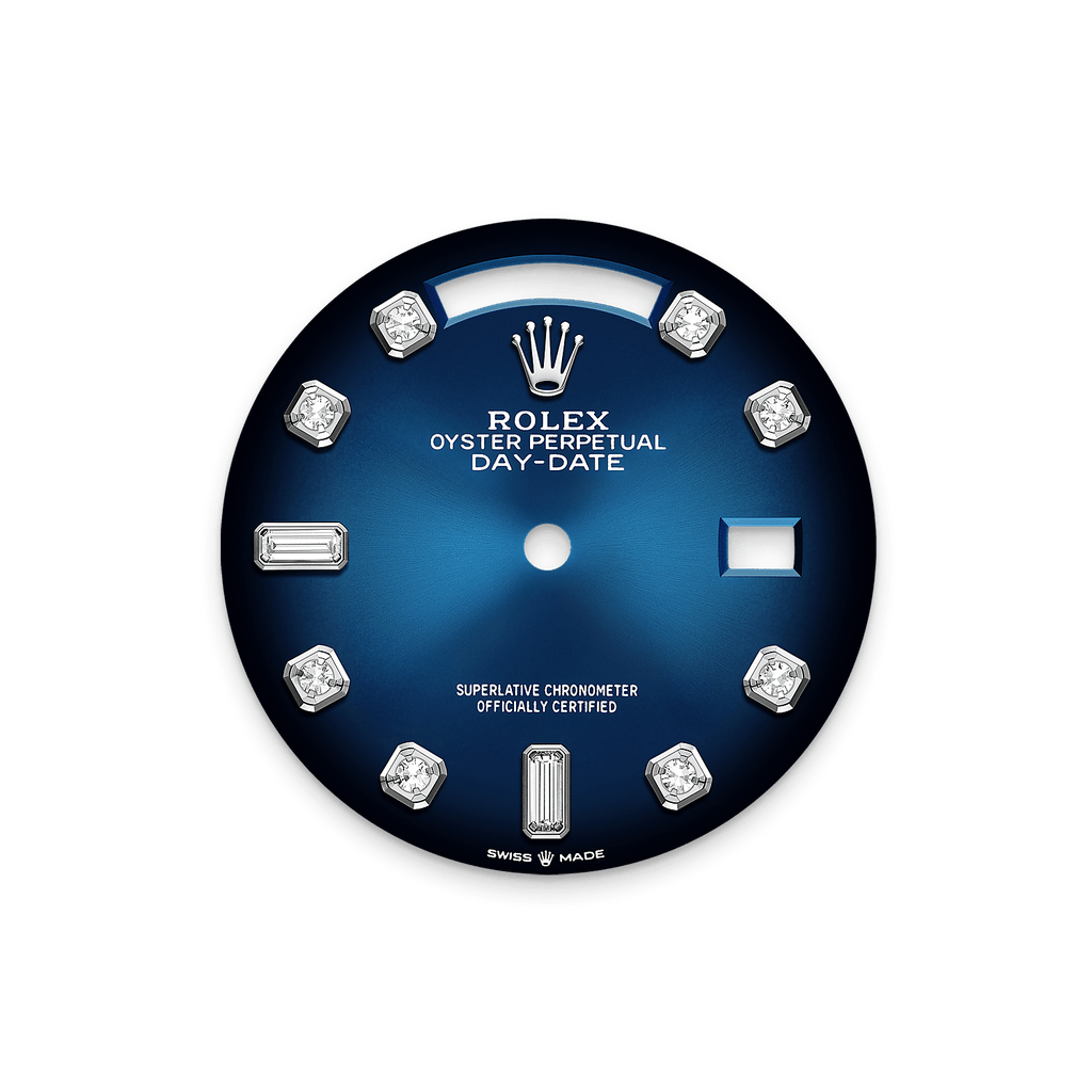 Day-Date blue ombré diamond dial