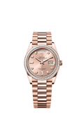 Rolex Rose Gold Day-Date - 36mm - Rosé-colour Diamond Dial - President