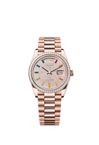 Rolex Rose Gold Day-Date - 36mm - Diamond-paved - President