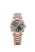 Rolex Rose Gold Day-Date - 36mm - Slate Diamond Dial - President