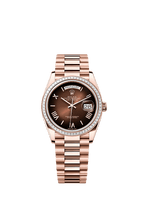 Rolex Rose Gold Day-Date - 36mm - Brown ombré - President