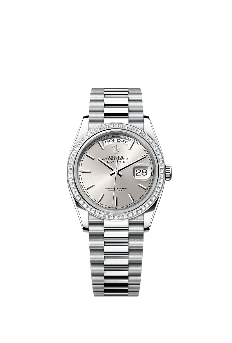 Rolex Platinum Day-Date - 36mm - Silver - President