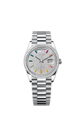 Rolex Platinum Day-Date - 36mm - Diamond-paved - President