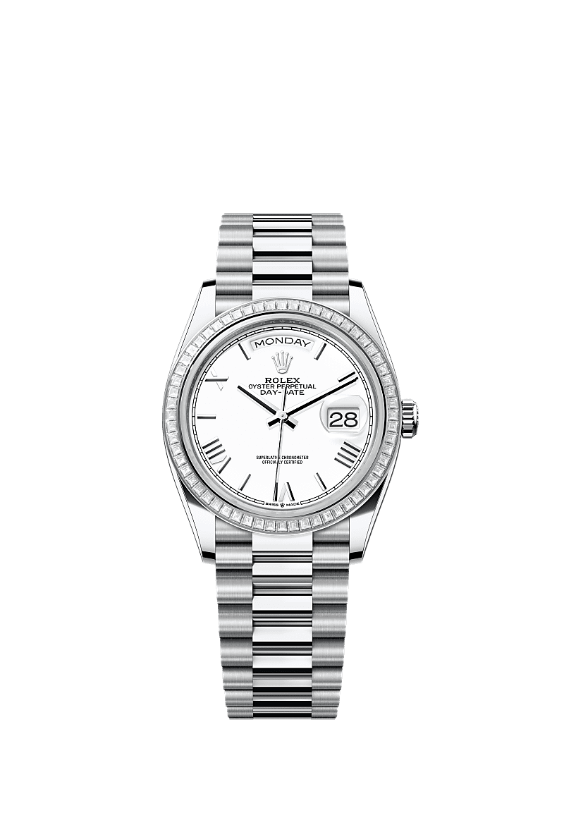 Rolex Platinum Day-Date - 36mm - White - President
