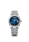 Rolex Platinum Day-Date - 36mm - Blue ombré - President